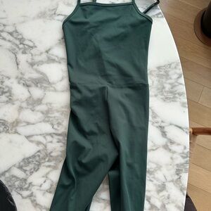 Girlfriend Collective Green Jumpsuit Unitard Onesie Work Out